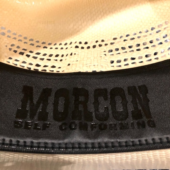 NWT - Genuine Morcon Ivory Straw Cowboy Hat main image 7